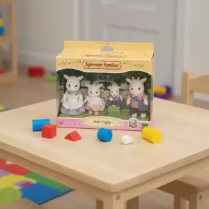 실바니안 패밀리 염소 가족 장난감 동물 피규어 미니어처 인형 소꿉놀이 역할놀이 선물 어린이