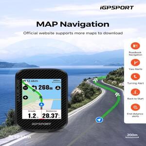 iGPSPORT BSC300T 무선 GPS 자전거 컴퓨터, 터치스크린, 오프라인 지도, 오프로드 경고,  호환