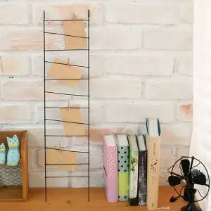 미니 BTG258N4 철제 사다리 나무집게 사진 장식 거치대 소품