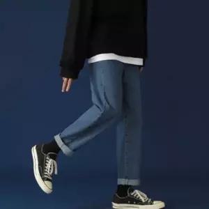 [모로엠] 남성 편한 패션 바지 청바지 캐주얼 데님 팬츠 코디 ON-JEA-QWFFWR0W