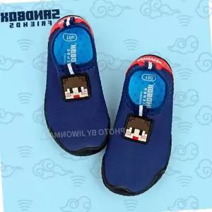 아동 아쿠아슈즈 도티 캐릭터 물놀이 신발 여름 워터파크 해변 미끄럼방지 소재