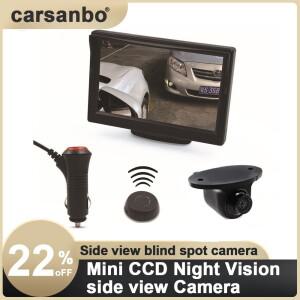 5인치 브래킷 디스플레이 측면 뷰 카메라가 장착된 무선 버튼 측면 뷰 블라인드 존 시스템 미니 CCD 야간