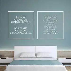 Be not afraid 레터링스티커 시트지 벽지 포인트 W356373