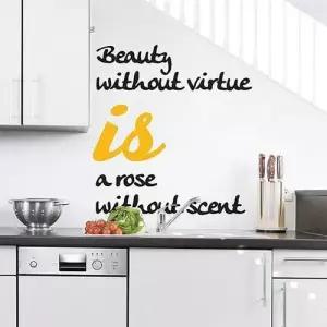 Beauty is 레터링스티커 시트지 벽지 포인트스티커 W356376