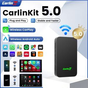 2025 CarlinKit 5.0 2Air 무선 안드로이드 자동 박스 휴대용 카플레이 동글 라디오용 유선 오토