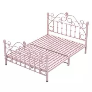침대 싱글 더블 헤드 귀여운 프레임 방꾸미기 철제 핑크 공주