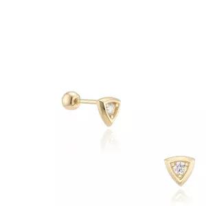 [롯데백화점]로이드 [GB] 트라이앵글 포인트 베젤 10K GOLD 피어싱 LPFP1033G