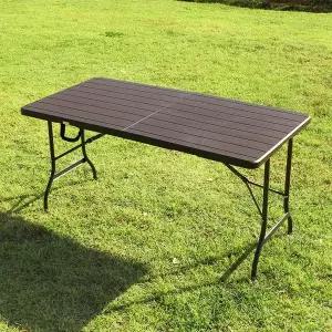 [공간미가구]아르망 1500 브로몰딩 접이식 테이블 야외 정원
