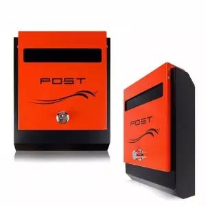 인테리어 PRV669O9 벽걸이 장식 소품 편지 우편 보관함 오렌지