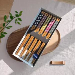 프리미엄 젓가락 세트 5P 패턴스스