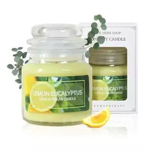 실내방향제 IVM431G6 향초 소이캔들 유리병 90g 레몬유칼립투스