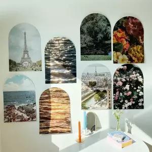 창문 FFL480S8 아치형 인테리어 포스터 10종/감성 아치 바다 벽