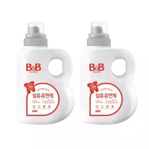 비앤비 유아 섬유유연제 시그니처 베리가못&자몽향 본품 1500ml X2개