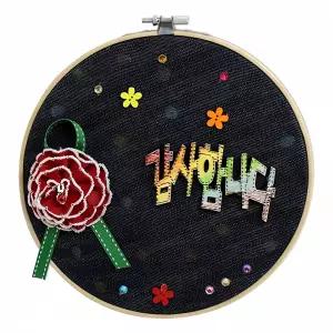 카네이션 수틀 5입 포장 플라워 스템 리본 꽃다발 장식 재료 수제 카드