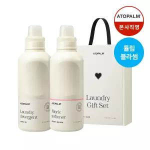 아토팜 세탁세제&섬유유연제(튤립블라썸향) 선물세트 (1L+1L)
