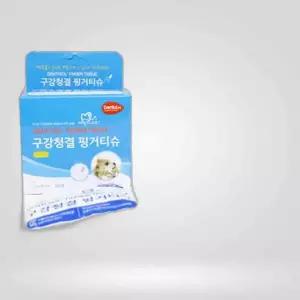 덴티솔 핑거 티슈 30매 의약부외품 눈관리 강아지요로결석