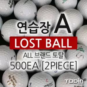 골프연습장 A급 2피스 혼합 로스트볼 500알