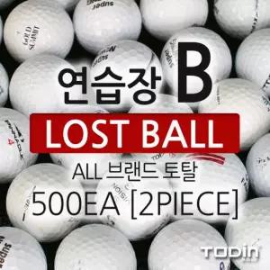 골프연습장 B급 2피스 혼합 로스트볼 500알