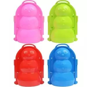 ( )플유 눈사람 눈틀 제조기 랜덤 1개 스노우볼메이커 눈뭉치 눈사람만들기 눈집게 눈놀이 겨울야외놀이