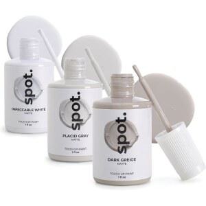 스팟. 터치업 페인트 | DS-LZ 톤 샌딩 드라이, 그레이 벽, 가구용 필요 키트 없음 저취, 프라이머 매트 문, DS-A6 친환경 셀프 또는 3팩 프라이밍, 퀵 수리 마감 멀티 캐비닛,