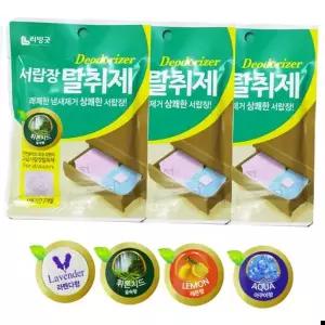 욕실용품 리빙굿 서랍장 방향 탈취제 3개