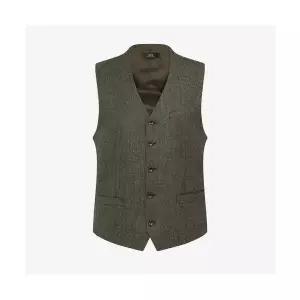 SIEG 글렌체크 레귤러핏 수트 베스트 브라운 (PHVAX3021) 375333