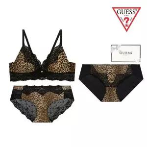 매장정품 GUESS 게스 [선물포장] 레오파드 브라렛1팬티2 속옷세트 GBWBR822GBWPT822GBWBP821BR 946827