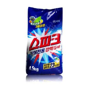 .애경 세탁세제 스파크 일반 리필 4.5kg.