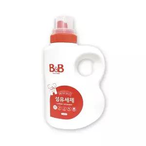 비앤비 섬유세제 용기 1500ml 시그니처향 세탁용품 비누 소다파우더 유아 아기