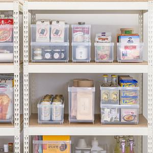 [창신리빙]팬트리 바퀴달린 투명 수납함 12cm 2개세트/리빙박스 옷 장 다용도 베란다 정리함 보관함 트레이