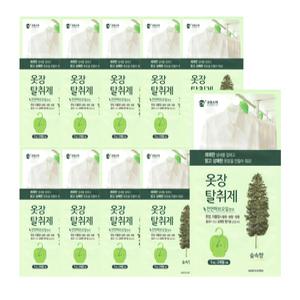 옷장탈취제 파우치 1P 숲속 10개
