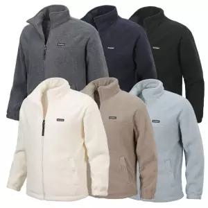 남자 보아털 후리스집업 후드자켓 남성 기모 뽀글이 양털 플리스 자켓 점퍼 남여공용 w026