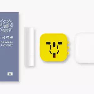 [아이정] 미니 해외 콘센트 멀티어댑터 돼지코 멀티탭