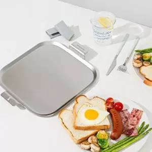 [쉐프윈]쉐프윈 316Ti 통5중 사각스퀘어팬 양수