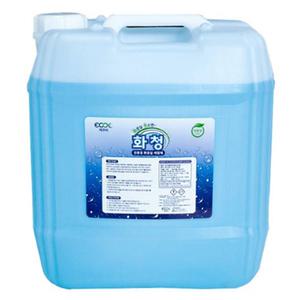 화청 18L 친환경 화장실 욕실 세정제 얼룩 요석 찌든때 제거 변기 청소 세제