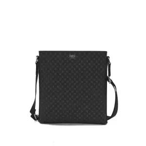 [롯데백화점]닥스 액세서리 LL[LOUIS BRIDGE]블랙 로고패턴 가죽 크로스백 DBBA0F470