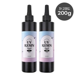 UV레진 안전인증 고투명 무황변 200g 레진아트 R002