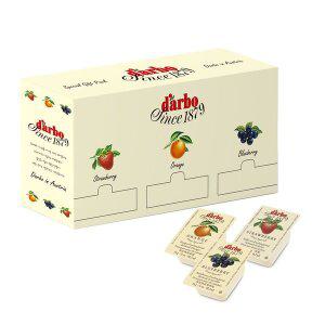 [기타]다보 일회용잼 14g x 60개 잼믹스 휴대용 딸기 오렌지 블루베리 혼합잼 쨈