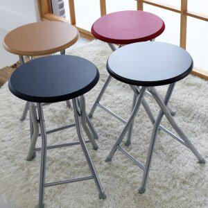 나무원형의자 체어 원목 보조 간이 화장대 스툴