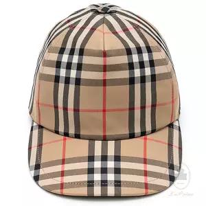 [롯데백화점]버버리 라프리마 [BURBERRY] 버버리 로고 아플리케 빈티지 체크 볼캡 8026929