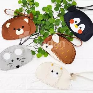 [문구티쳐] 토단(TD) 가죽 미니 파우치 만들기 1인세트 (5종 택1) 가죽공예 diy 만들기 동물모양 미니파우치