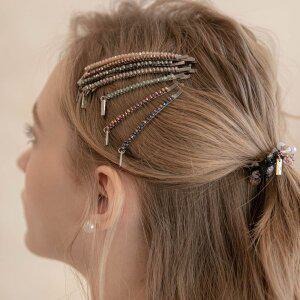 [장폴클라리쎄]컬러 크리스탈 실핀-S LFSL0210