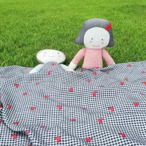 [텐바이텐]르우홈 스텝쓰리! 하트 인견 천연소재 블랭킷 무릎담요 or 여름 이불