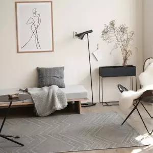 [텐바이텐]벨기에 사이잘룩러그 수입카페트 거실러그(지그재그 그레이200x290)