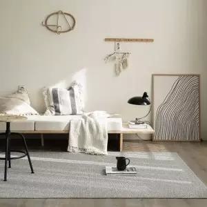 [텐바이텐]벨기에 거실카페트 수입카페트 사이잘룩러그(실버그레이160x240)