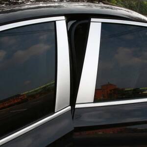 G80 제네시스 기둥몰딩 B필러 메탈크롬 차량용품 기스방지 랩핑스티커