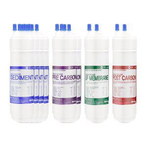 [필터테크]현대큐밍 HP-830S 1년세트 정수기필터호환 고급형 9인치 단방향 (UF)