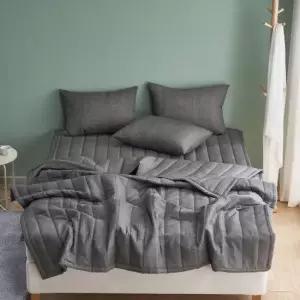 아트박스 르헤브 윈디 시어서커 누빔이불 패드세트  SS 싱글)