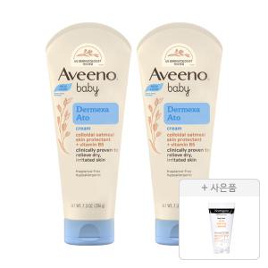 아비노베이비 더멕사 아토 크림 206g, 2개+증정(뉴트로지나 아크네 폼 10g, 1개)