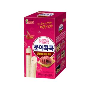 롯데 키스틱 문어콕콕 600g(50gx12개입) 매콤 간식 어육 소시지 어린이 주전부리
